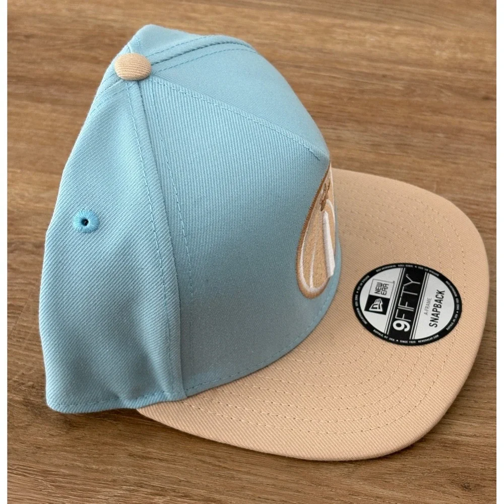 NWT New Era 9FIFTY Washington Wizards A-Frame Snapback Hat - OSFM - Blue/Tan